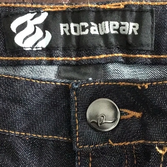 Rocawear Y2K embroidered jeans size 7 - Picture 8 of 9